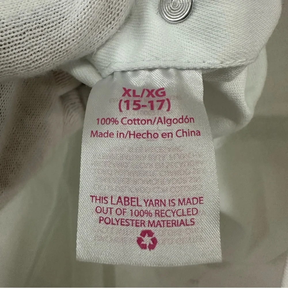 No Boundaries White Shortalls size XL Women - Picture 8 of 13